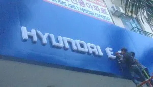 Biển/chữ Hút nổi 3D Huyndai