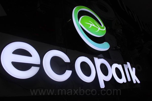 Logo,bộ chữ Ecopark - Nhà sản xuất Quảng Cáo MaxB