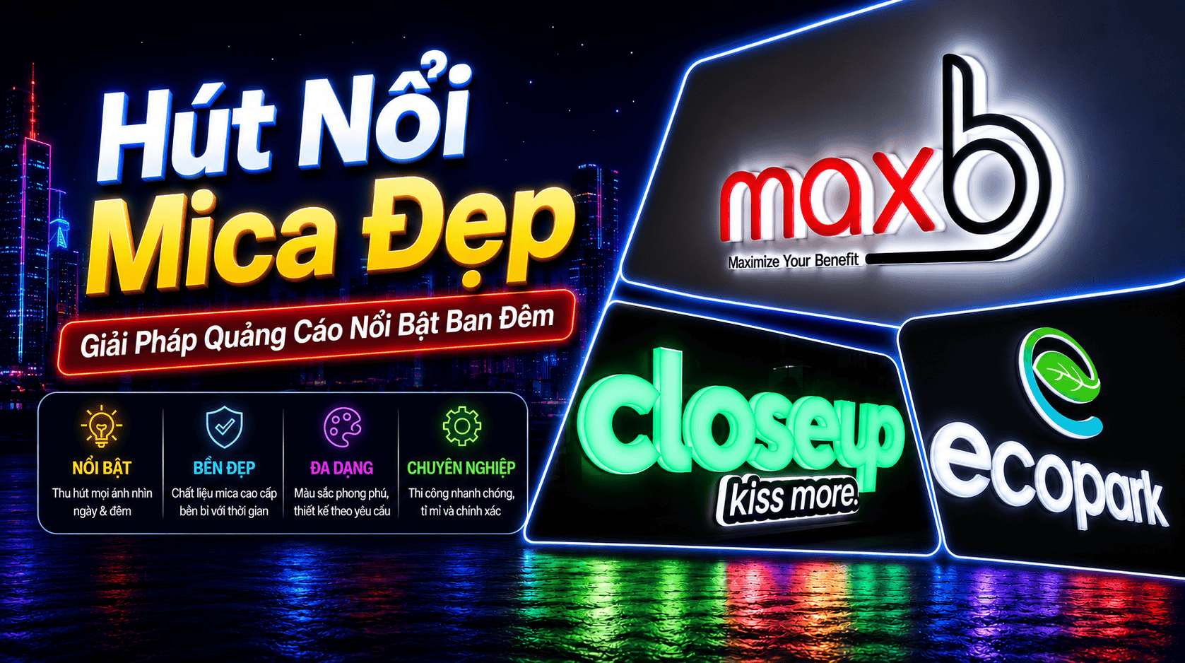 hút nổi mica đẹp