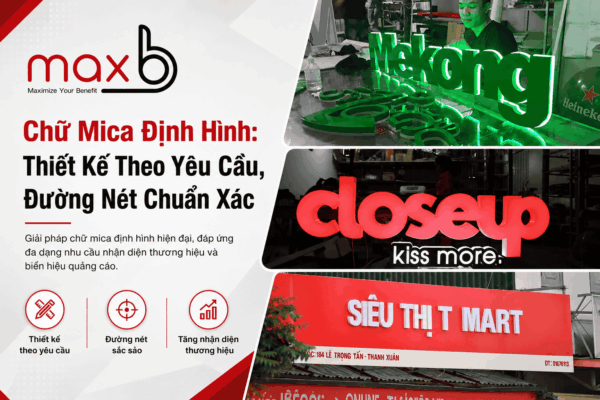 Chữ Mica Định Hình: Thiết Kế Theo Yêu Cầu, Đường Nét Chuẩn Xác